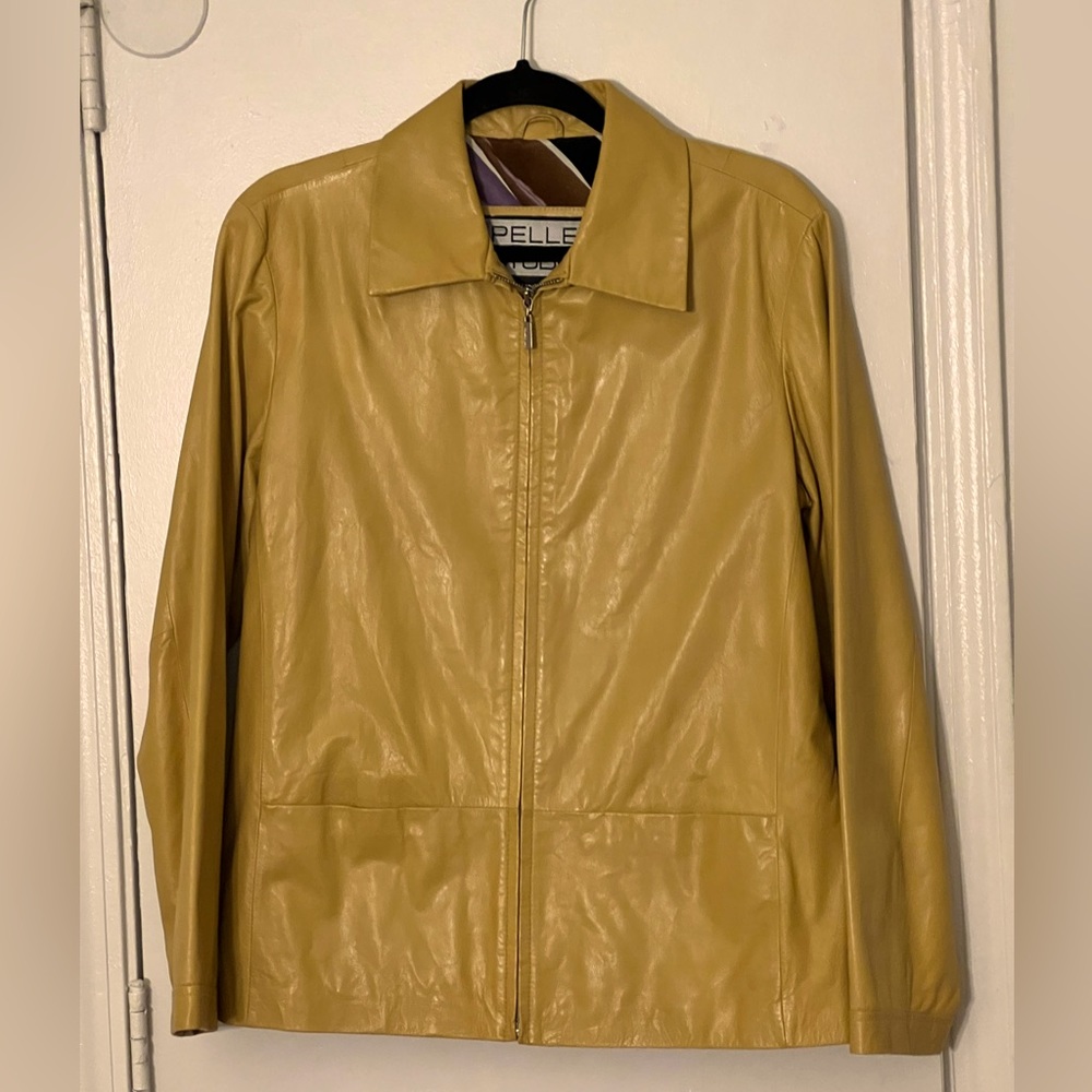 Vintage Leather jacket/blazer size XL